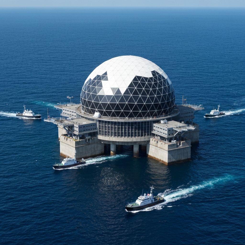 Floating Ocean Fortress